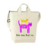 tote bag paw some playtime-schoudertas met print - tote tas met print - tas met print kat