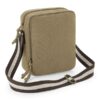 bruine mini schoudertas vintage canvas reporter-bruine schoudertas
