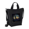 starry night aguarius-zwarte tote bag-zwarte tas-zwarte tote tas-tote tas met print